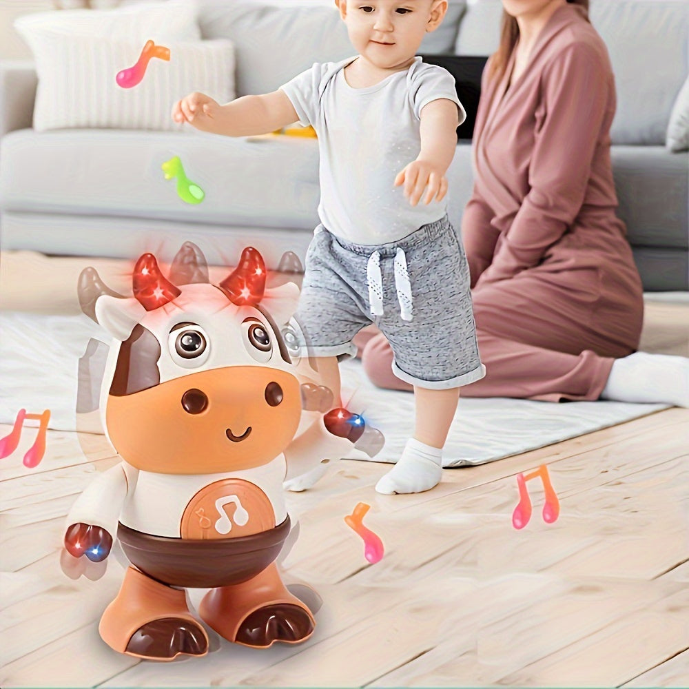 Interactive Singing  Dancing Cow Toy with Music and Lights  Perfect for Boys  Girls Ideal Christmas or Halloween Gift